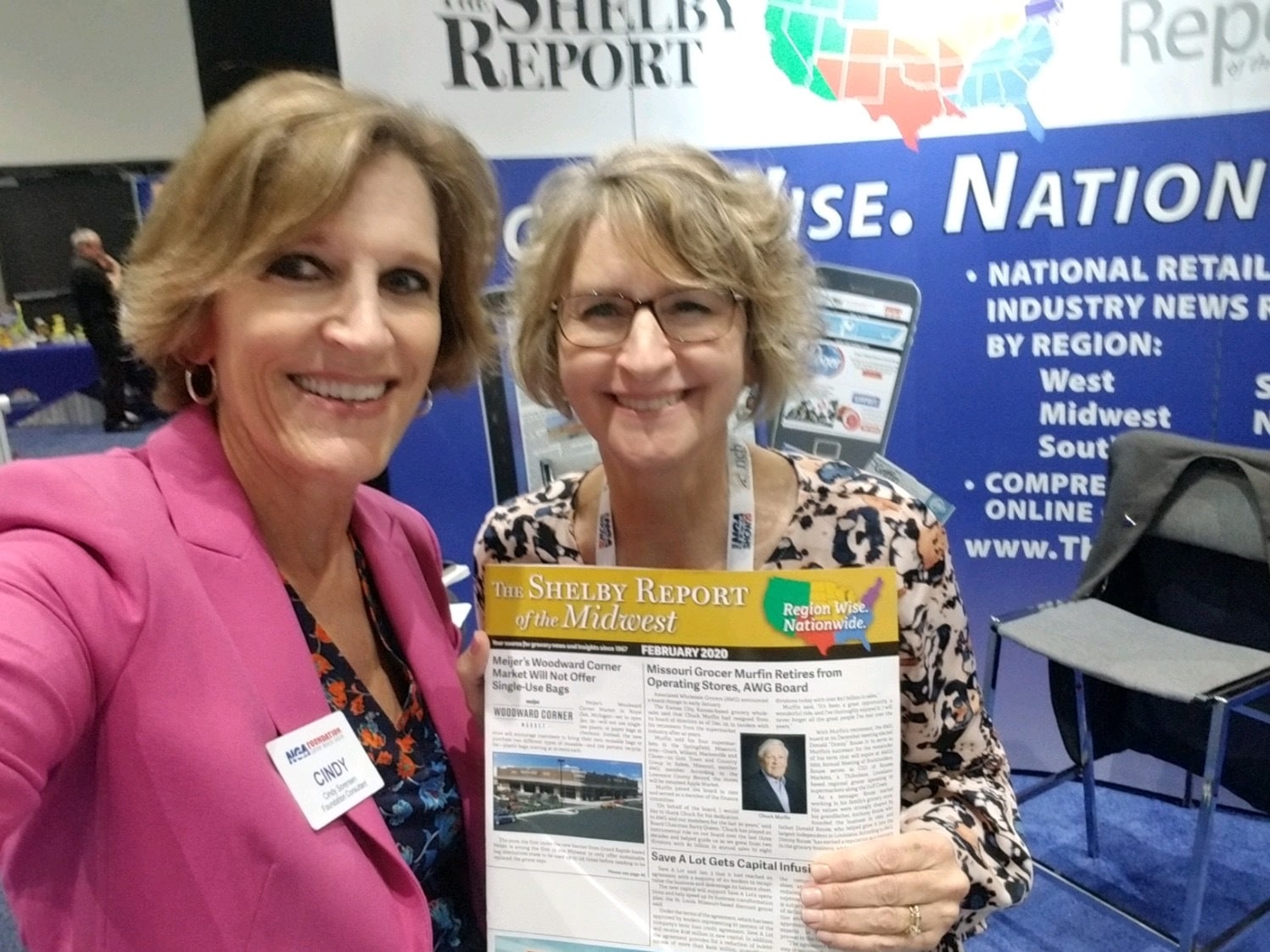 Cindy with Lorrie Griffith from The Shelby Report
