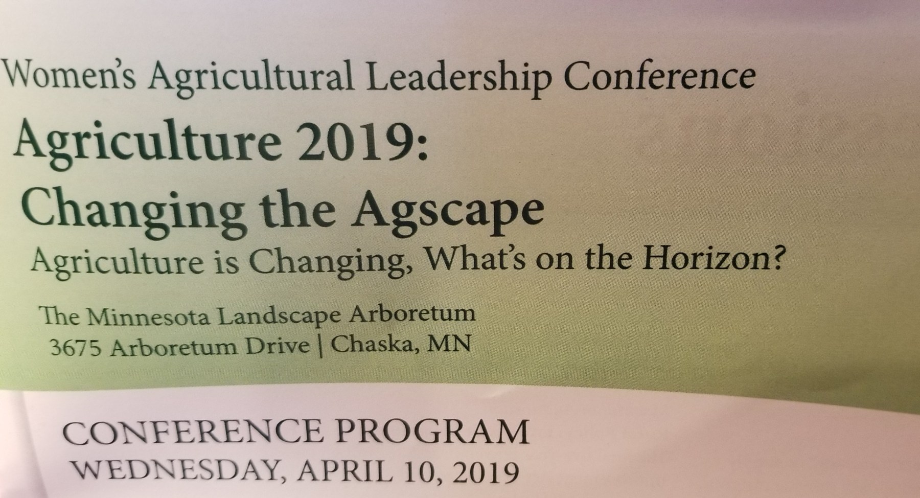Women's Agricultural Leadership Conference