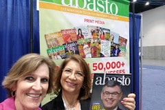 Cindy with Abasto Magazine