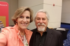 Cindy with Phil Lempert at the Retail Dietitain Business Alliance Retail Dietitian Exchange, May 2019